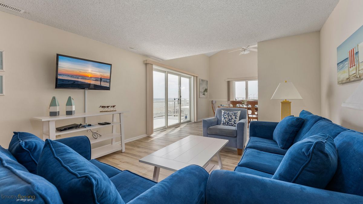 A living room of a Sea Isle City vacation rental