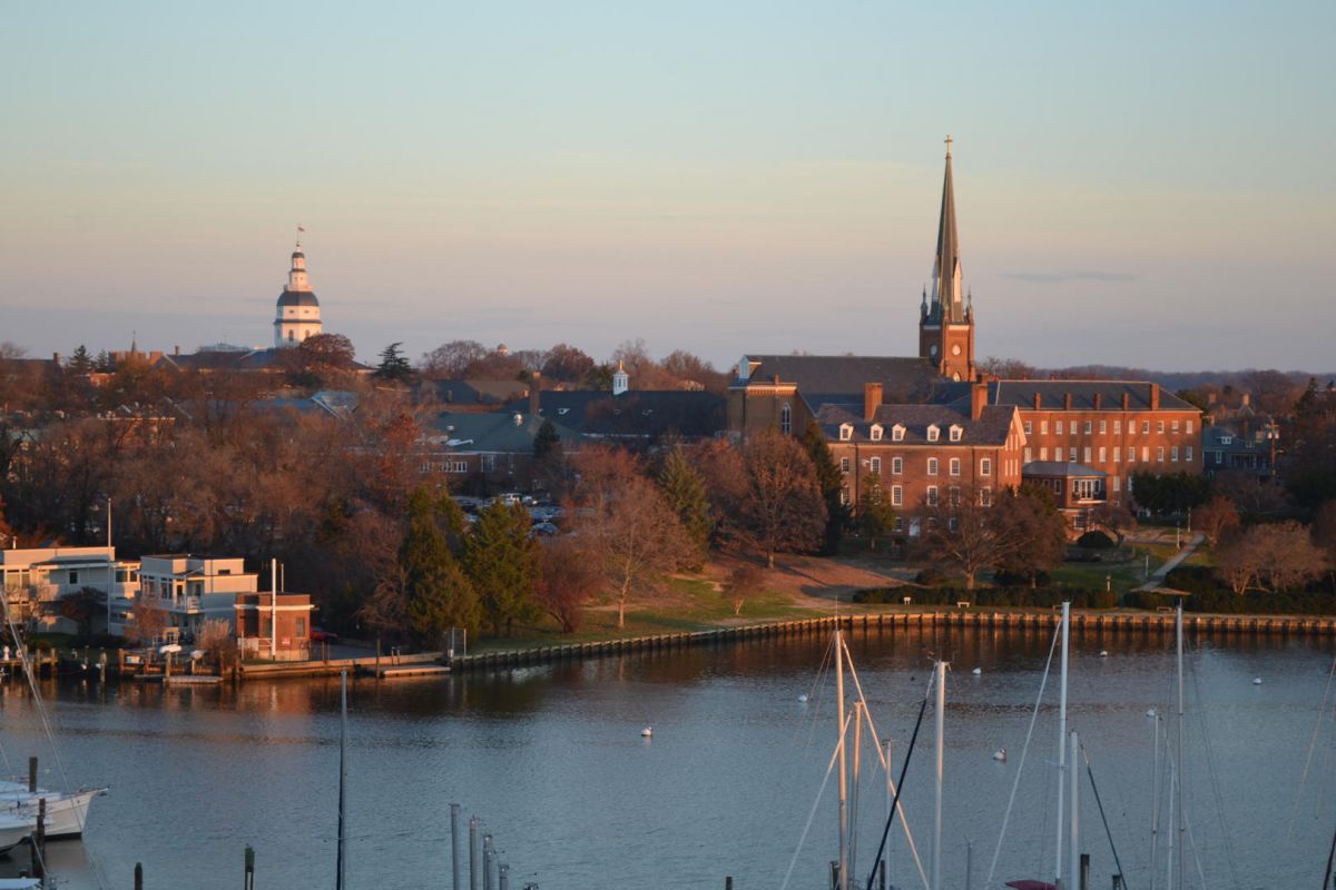 A view from an Annapolis vacation rental