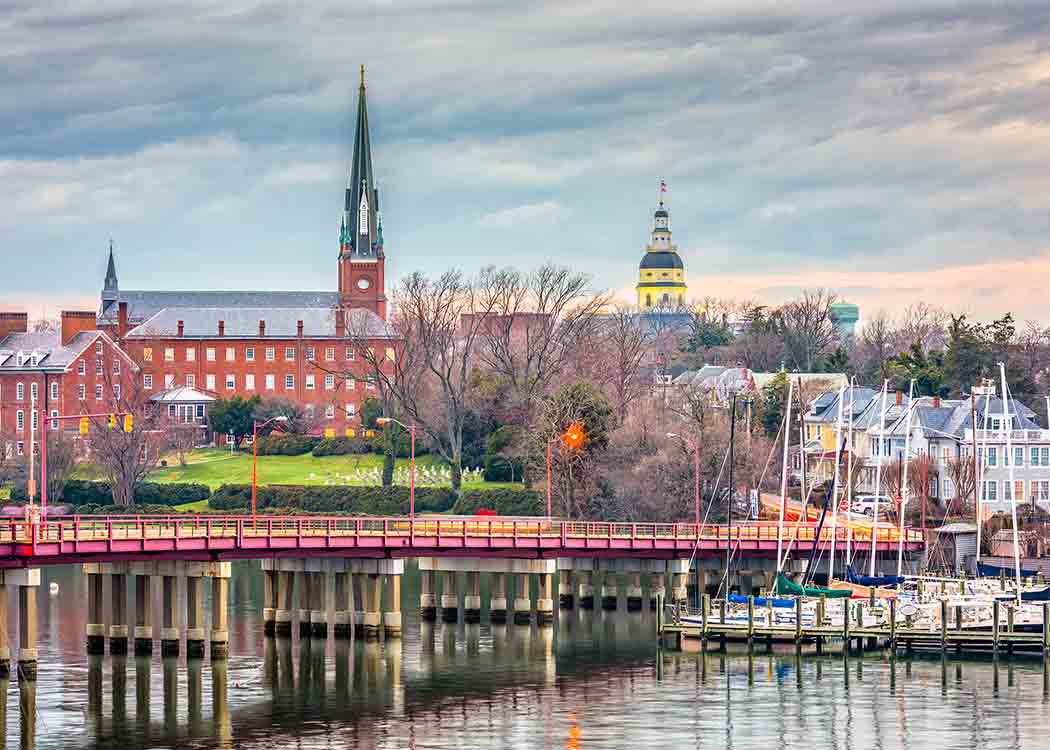 The pier at Annapolis in Maryland