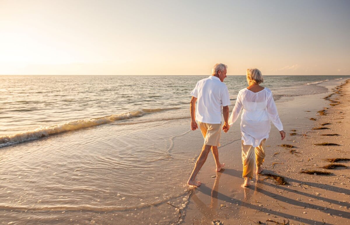 couple on beach